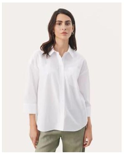 Part Two Camisa Evamari - White
