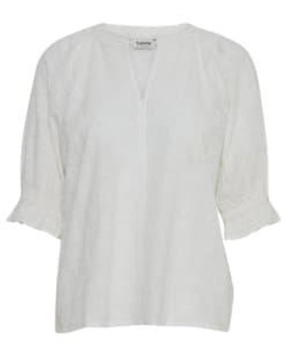 B.Young Genna Blouse - White