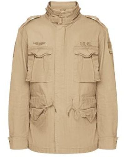 Polo Ralph Lauren M65 Combat Lined Jacket Khaki - Natural