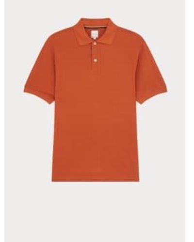 Paul Smith Artist Stripe Polo Shirt - Orange