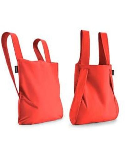 NOTABAG Shopper Backpack – Cotton - Red