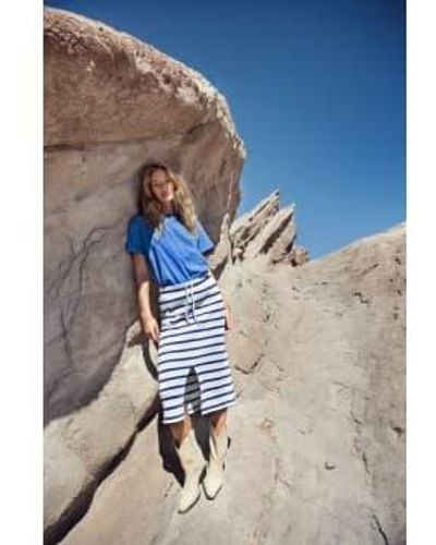 Saint Tropez Esmere Skirt In Ice - Blu