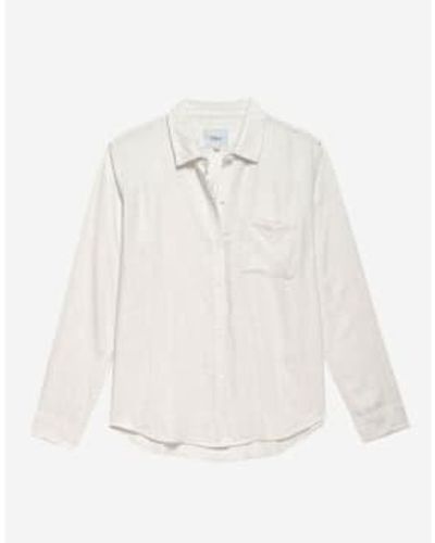 Rails Hunter Single Pocket Long Sleeve Shirt Size: M, Col: Beige M - White