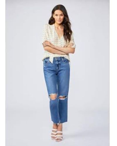 PAIGE Noella jeans rectos - Azul