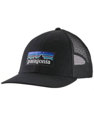 Patagonia P-6 Logo Lopro Trucker Hat One Size - Black