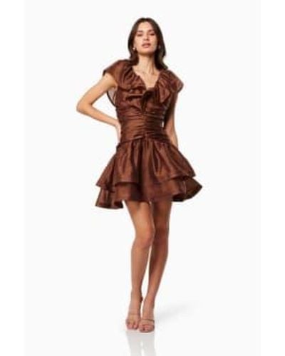 Elliatt Nurture Dress Chocolate / Xs - Brown