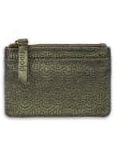 Nooki Design Finsbury Cardholder- / One Leather; Lining 100% Cotton Twill - Green