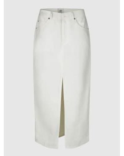 Second Female Lynn Skirt Snow - Bianco