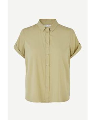 Samsøe & Samsøe Sage 9942 majan camisa mangas cortas - Verde