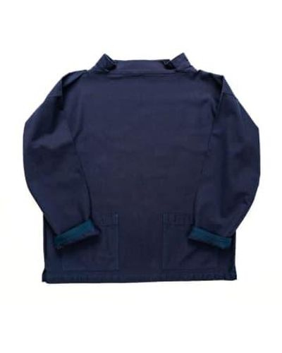 Yarmouth Oilskins Traditional Fisherman's Smock / Navy Small - Blue