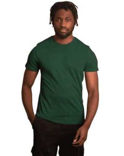 Swole Panda Refibra-t-shirt in dunkelgrün