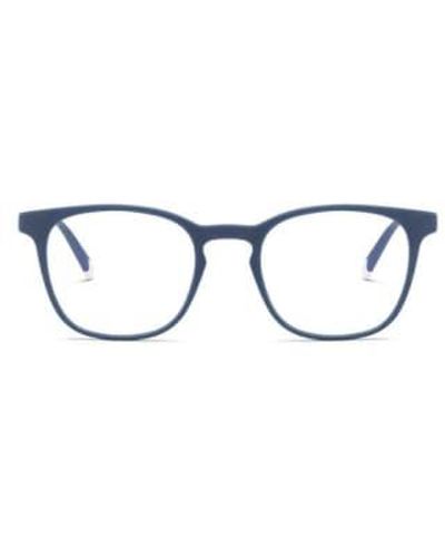 Barner Dalston Light Glasses Navy - Marrone