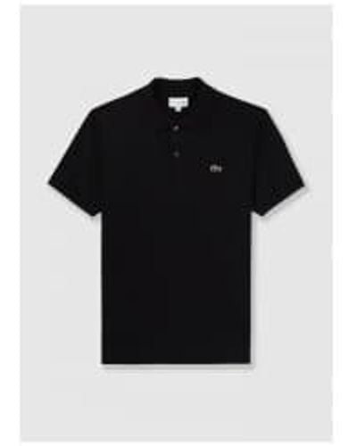 Lacoste S Classic Pique Polo Shirt - Black