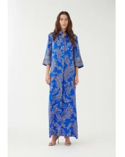 Dea Kudibal Helgadea Kimono Dress M / Cachemir Female - Blue