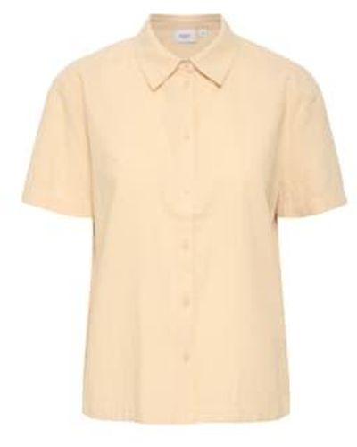 Saint Tropez Beige Elmiko Shirt Xs - Natural