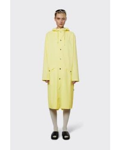 Rains Veste Longer Jacket 18360 Straw M / - Yellow
