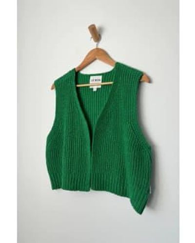 LE BON SHOPPE Granny Pepper Cotton Vest - Verde