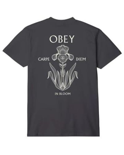 Obey Iris In Bloom T Shirt - Nero