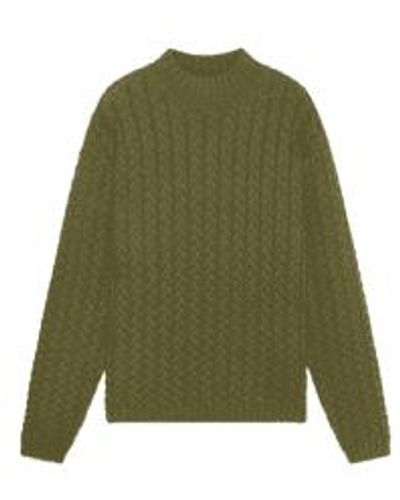 Wax London Stoner Sweater Plait - Green
