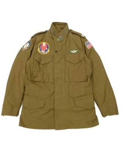 Buzz Rickson's M-65 1st Ops Squadron Jacket Olive L - Green
