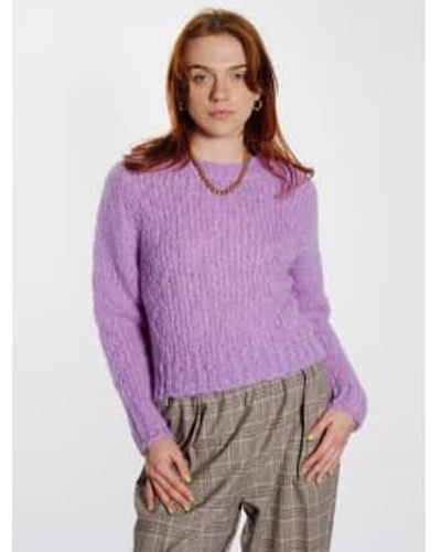 Sibin Linnebjerg Elli Sweater Light S - Purple