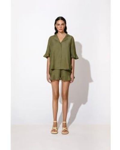 By Malina Elie Shirt In - Verde