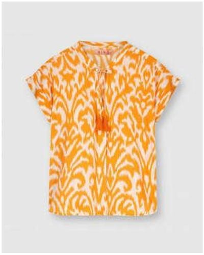 Rino & Pelle Lubin Batik Top Xs - Orange