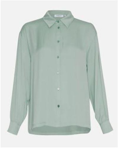 Moss Copenhagen Sanline maluca camisa miliue ver - Verde