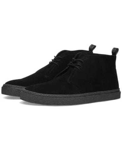 Fred Perry Hawley Boot Suede 1 - Nero