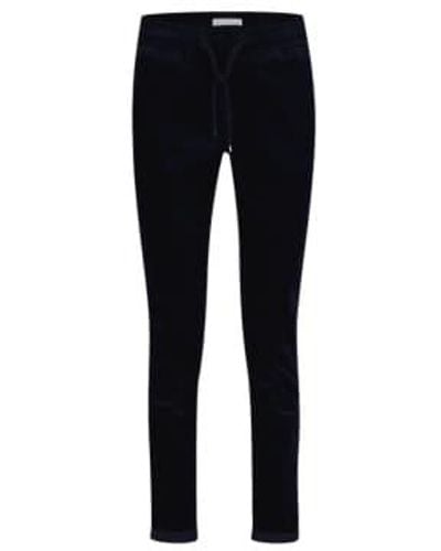 Red Button Trousers Tessy Cord Navy 42 - Blue