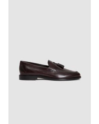 A Kind Of Guise Napoli Loafers Dark Chocolate 45 - Black