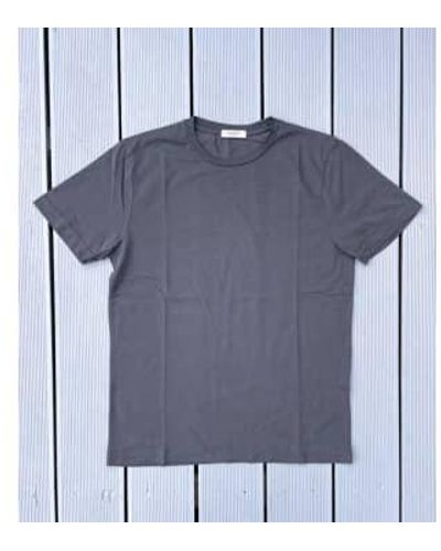 Crossley Hunt man s-s t-shirt gris - Bleu
