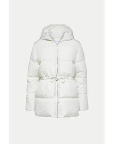 SELECTED Creme Alina Puffer Jacket - Bianco