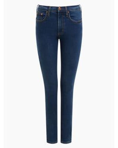 French Connection 30 -Zoll -Vintage R Rebound Skinny Jeans - Blau