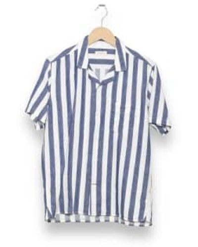 CARPASUS Shirt Short Orto - Blu