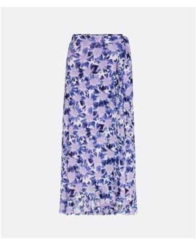 FABIENNE CHAPOT Bobo Frill Skirt Marigold Lilac - Blu