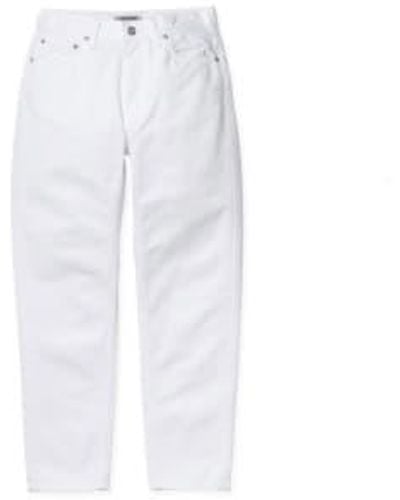 Carhartt Page Carrot Ankle Pant W.24 - White