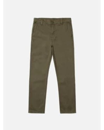 Nudie Jeans Gritty Easy Alvin Jeans Olive W30 L32 - Green