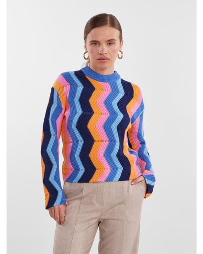 Blue Y.A.S Sweaters and knitwear for Women | Lyst