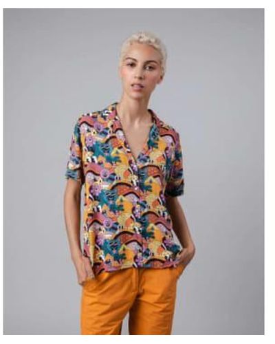Brava Fabrics Aloha Shirt Yeye Weller Sunshine 1 - Multicolore