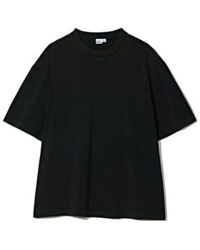 PARTIMENTO T-shirt lavé vintage en noir