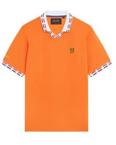 Lyle & Scott Netherlands Football Polo Shirt 1 - Arancione