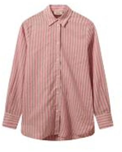 Mos Mosh Camellia Elinda Linen Shirt S - Pink