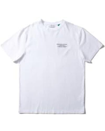 Edmmond Studios Schlichtes weißes t-shirt - Blau
