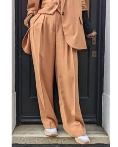 Vanessa Bruno Bjorn Pleated Trousers 38 - Brown