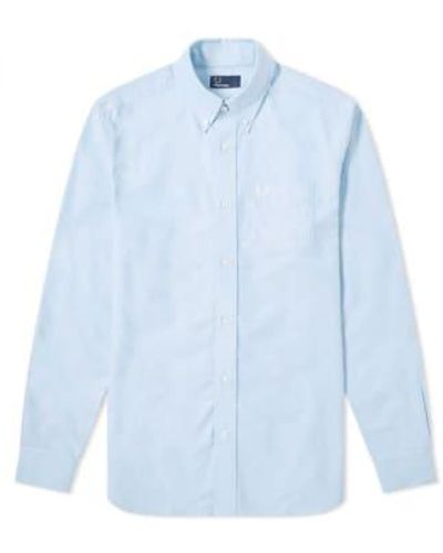 Fred Perry Authentic Oxford Shirt Light Smoke - Blue