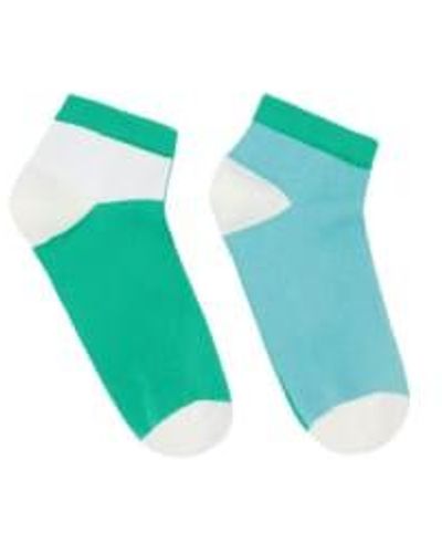 Lanius Sneaker Agua Socks - Verde