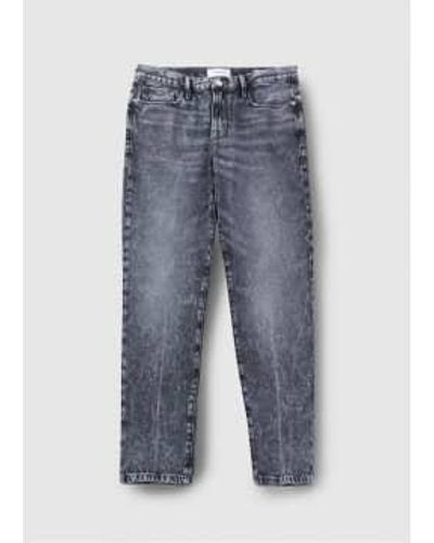 FRAME Womens Le Noveau Straight Jeans In Kickdrum - Blu