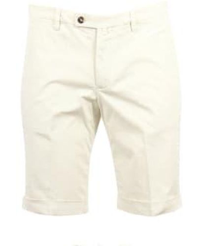 Briglia 1949 Pantalones cortos ajuste algodón estirado blanco - Neutro