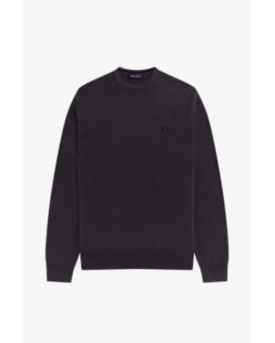 Fred Perry Classic Crew Neck Jumper M - Blue